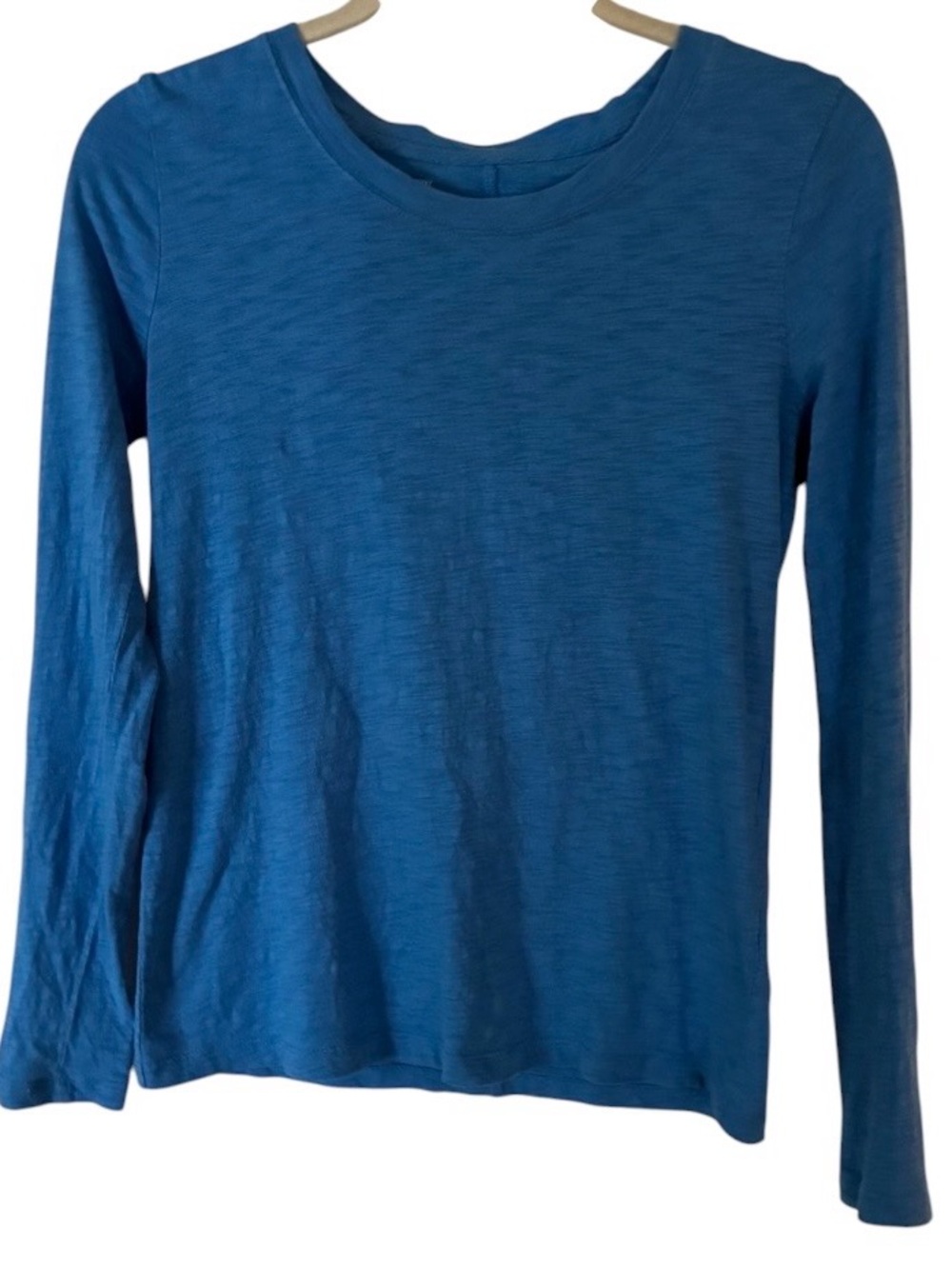 J.Crew Girlfriend long sleeve Tee colbolt blue Sz XS
